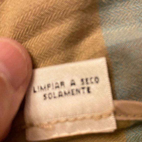 Evan Picone Plaid Cotton/Wool Shacket Size 12 Faux Suede - Picture 4 of 12